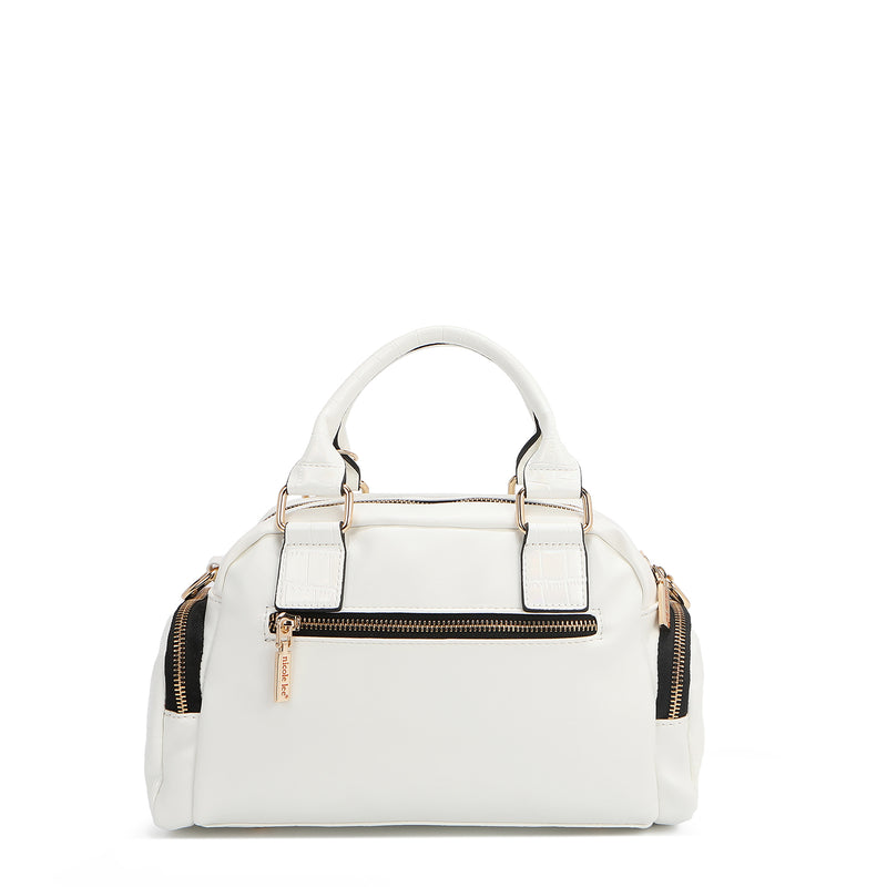 CALISTA BOLSO DE MANO MULTI BOLSILLO (BLANCO)