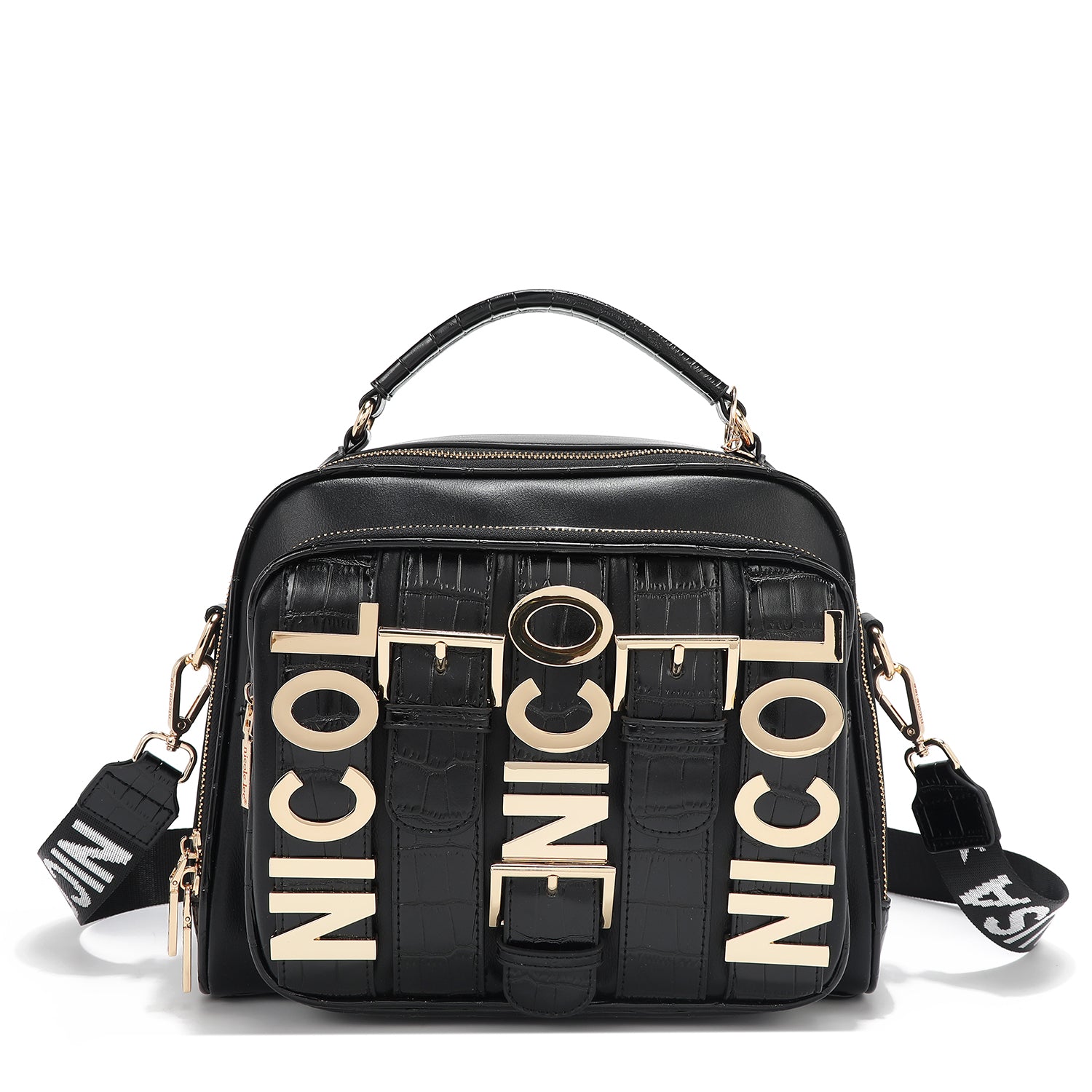 CALISTA BOLSO DE MANO CON ASA SUPERIOR (NEGRO)