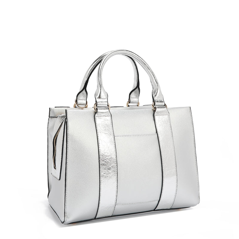 CALISTA SATCHEL (PLATEADO)