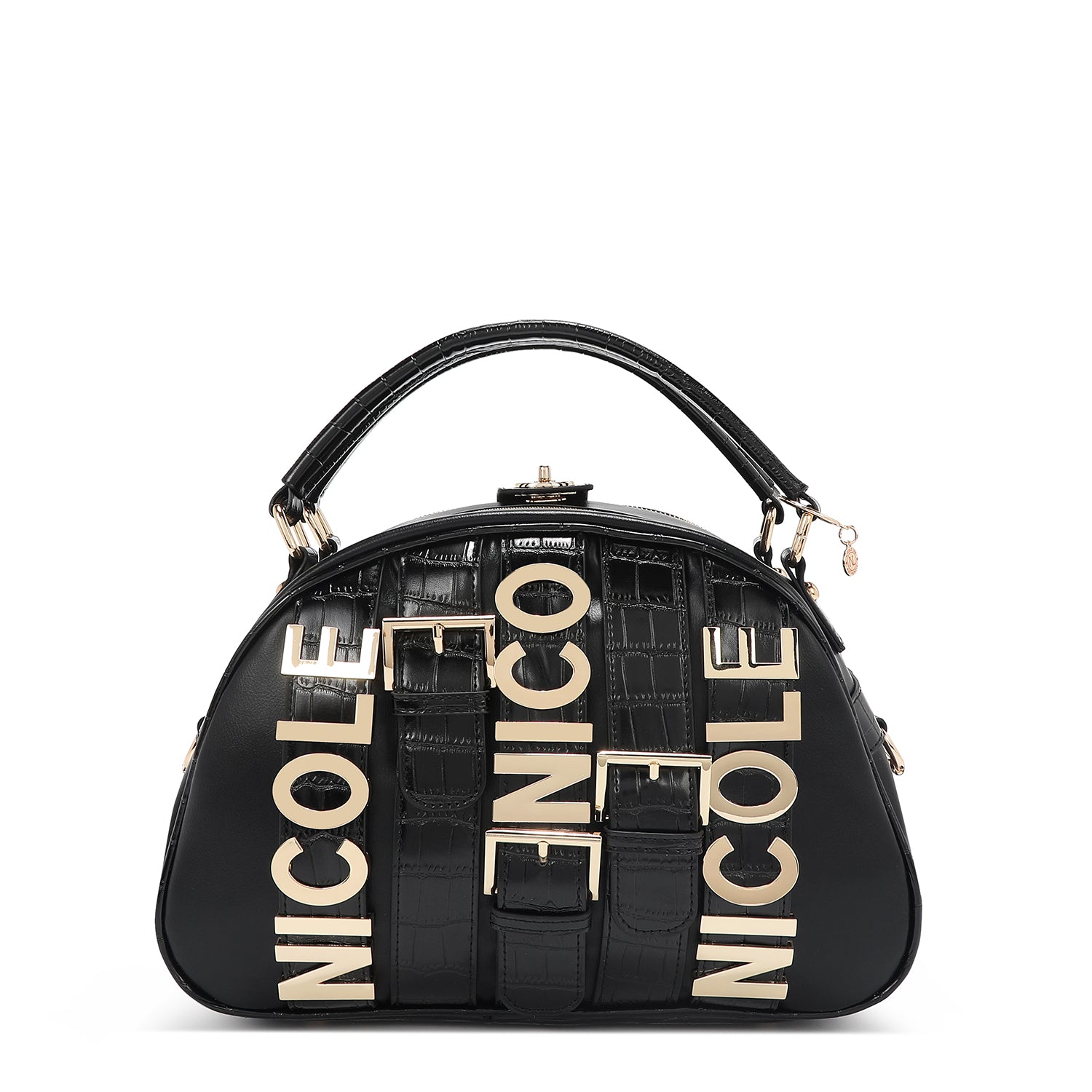 CALISTA SATCHEL DOMO (NEGRO)