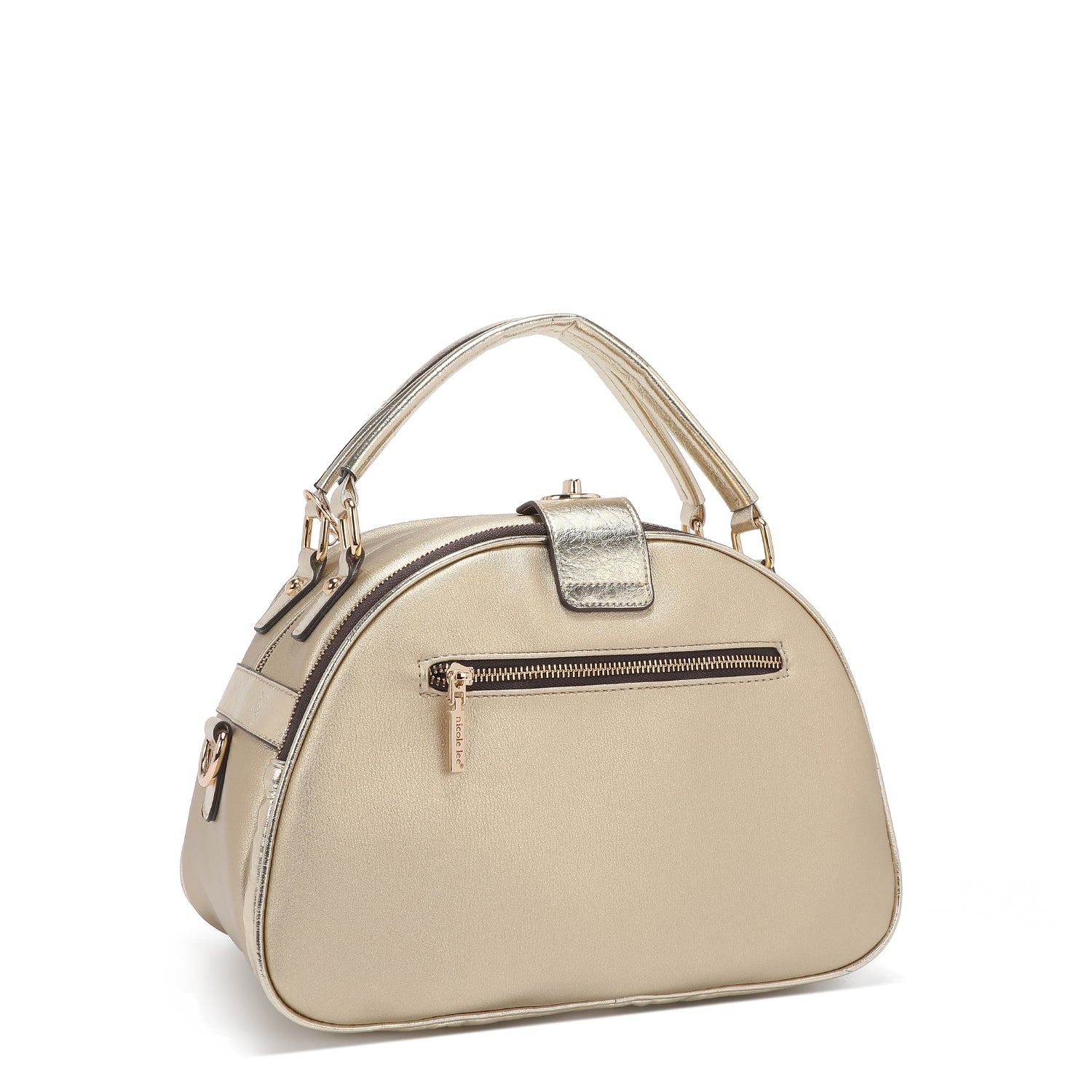 CALISTA SATCHEL DOMO (DORADO)