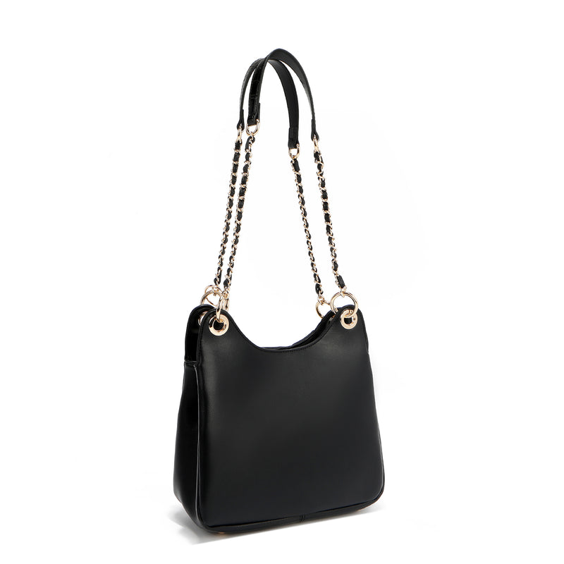 CALISTA BOLSO DE HOMBRO CON CADENA (NEGRO)