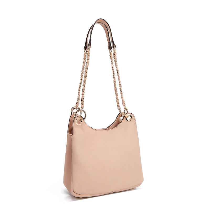CALISTA BOLSO DE HOMBRO CON CADENA (ROSA)