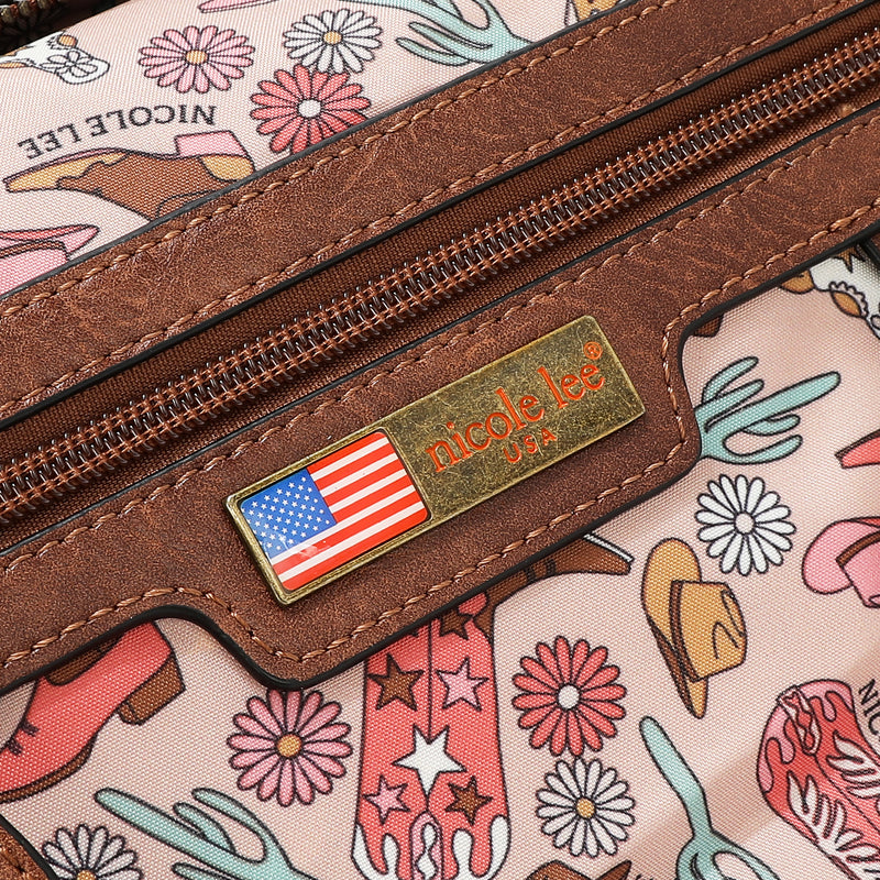 BOLSO MENSAJERO VINTAGE CON PARCHE (MARRON)