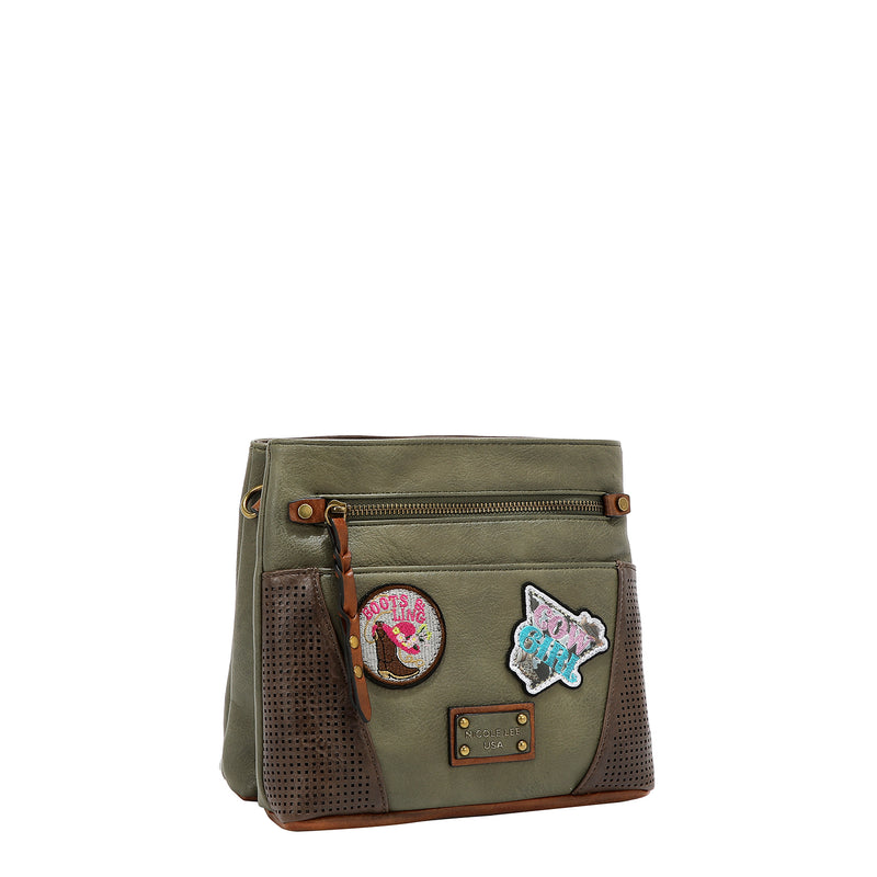 BANDOELRA VINTAGE CON PARCHE (OLIVA)