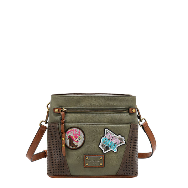 BANDOELRA VINTAGE CON PARCHE (OLIVA)