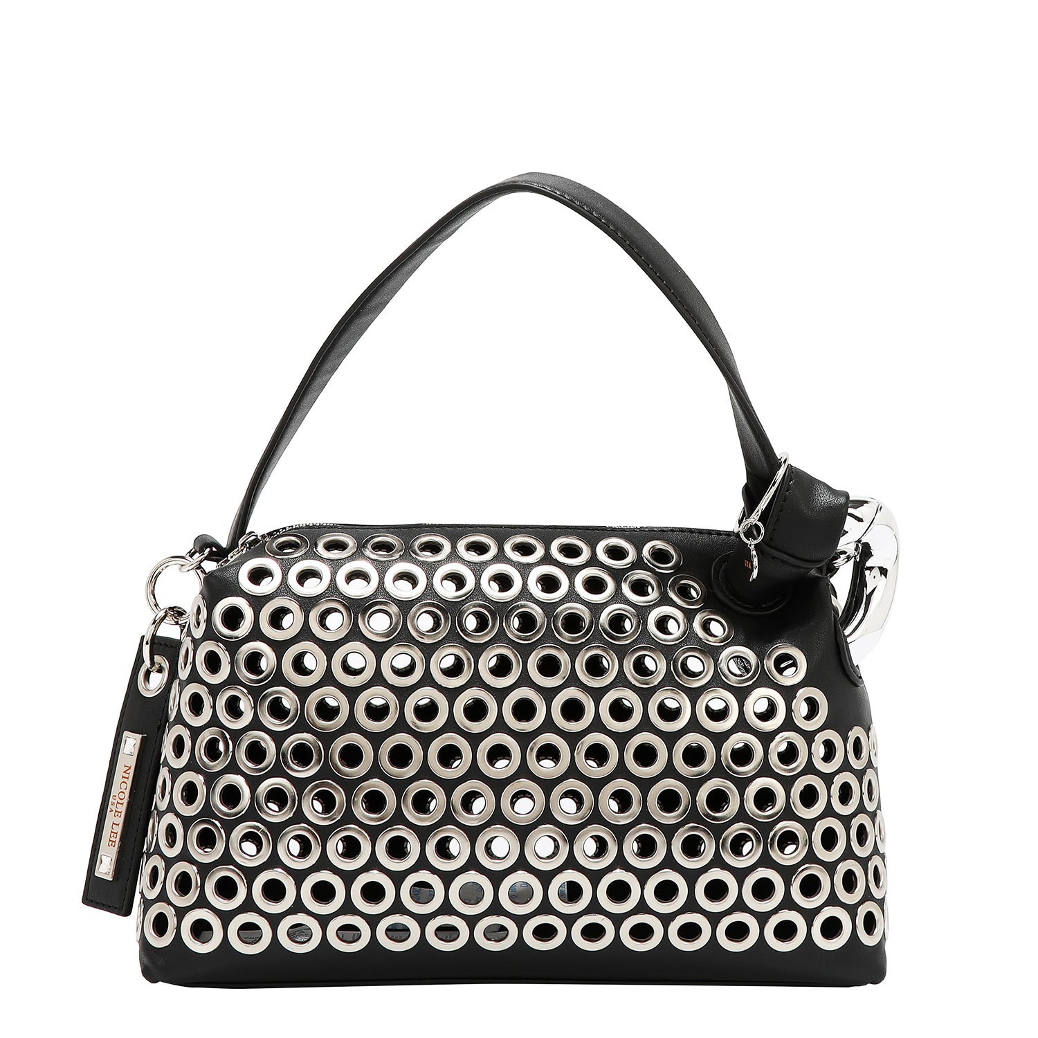SAC BANDOULIÈRE AVEC BORD OEILLET (NOIR)