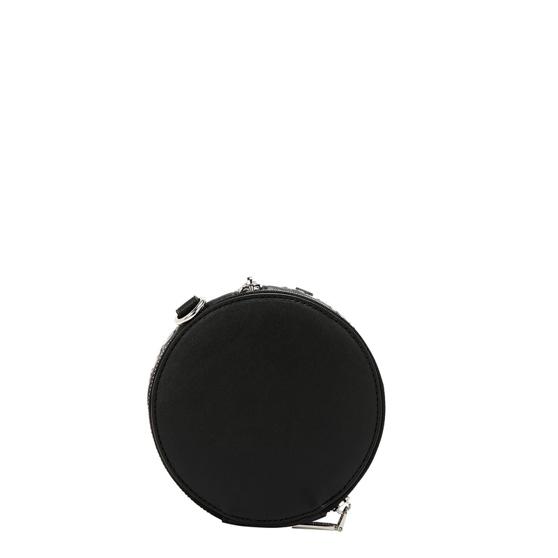 BOLSA DE BARRIL CON BORDE DE OJALES (NEGRO)