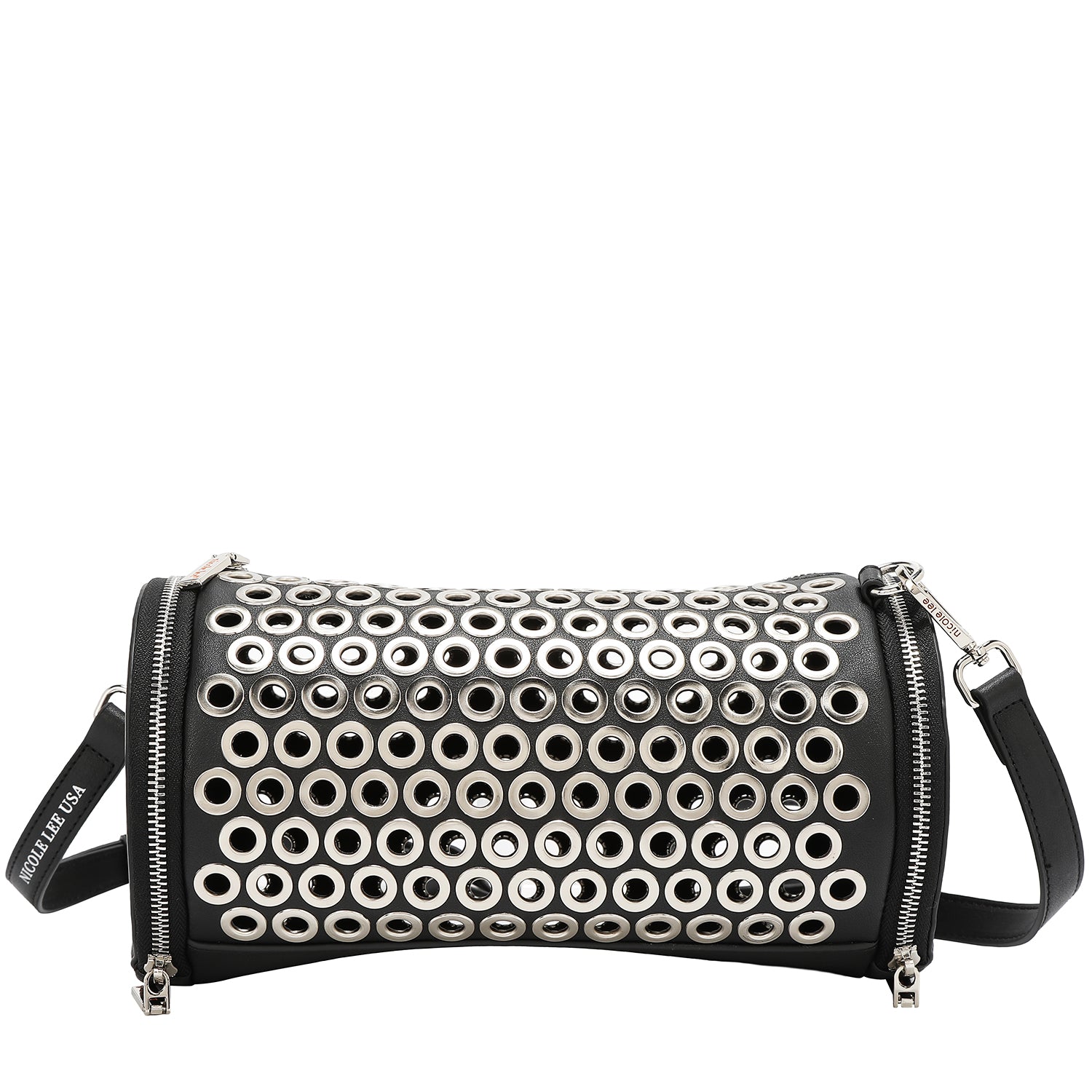 SAC BARREL AVEC BORD OEILLET (NOIR)