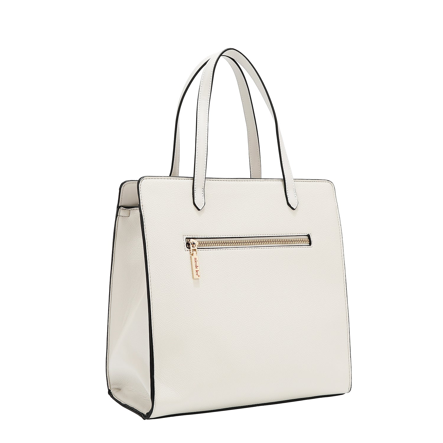 Sac de poche avec blocs de couleurs (blanc)