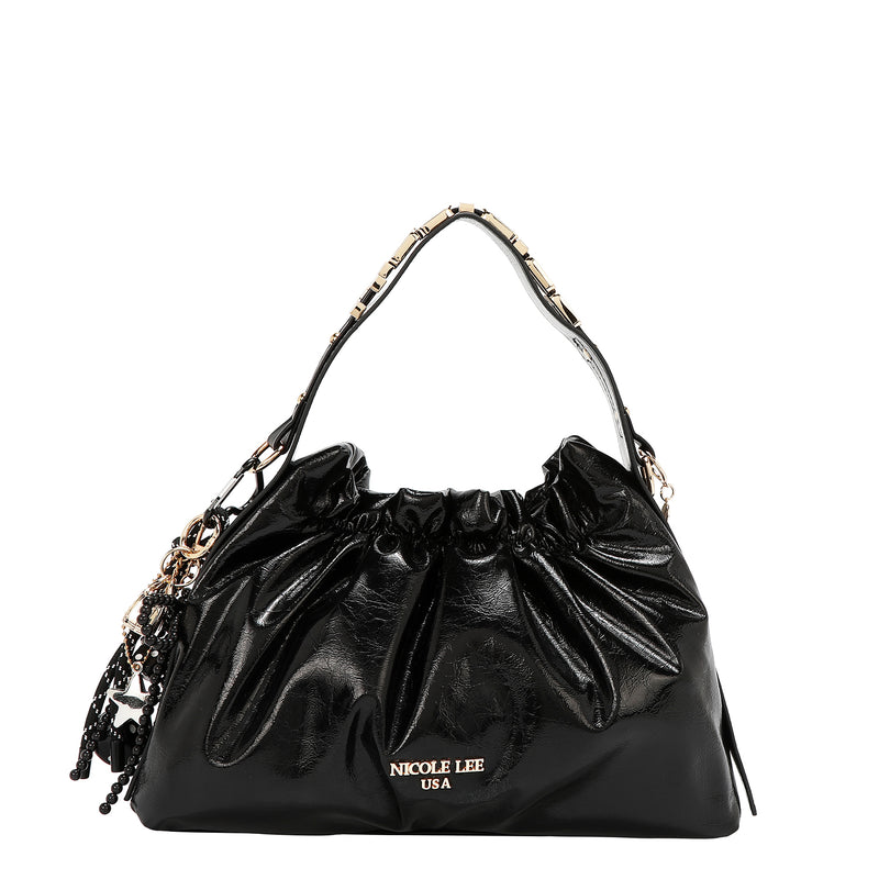 BOLSO DE ASA SUPERIOR SHIMMER LUXX (NEGRO)