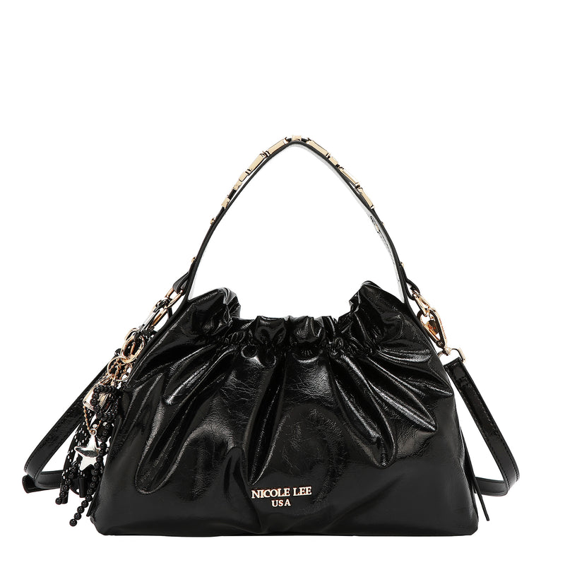 BOLSO DE ASA SUPERIOR SHIMMER LUXX (NEGRO)
