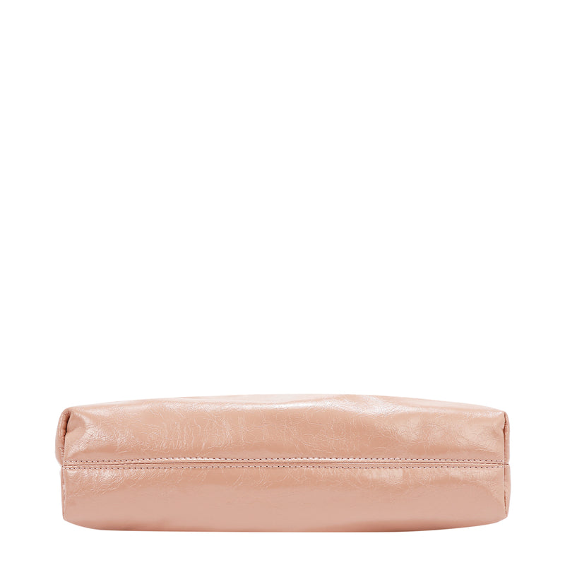 BOLSA DE HOMBRO CUADRADA DE LUJO SHIMMER (ROSA)