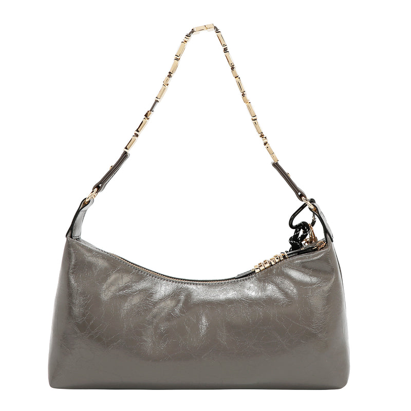 BOLSO DE HOMBRO LUXE SHIMMER (GRIS)