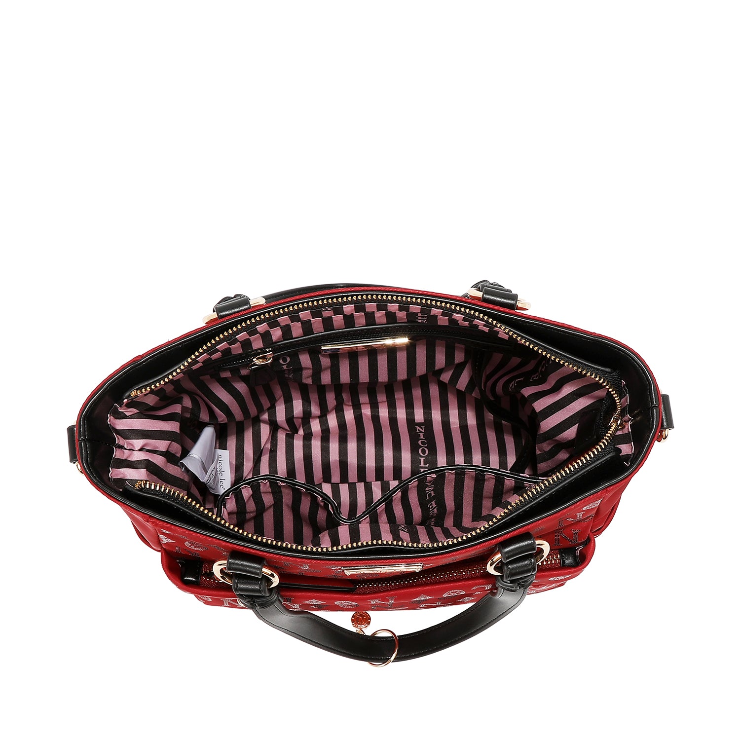 HANDTASCHE MIT MONOGRAMM (BRAUN)
