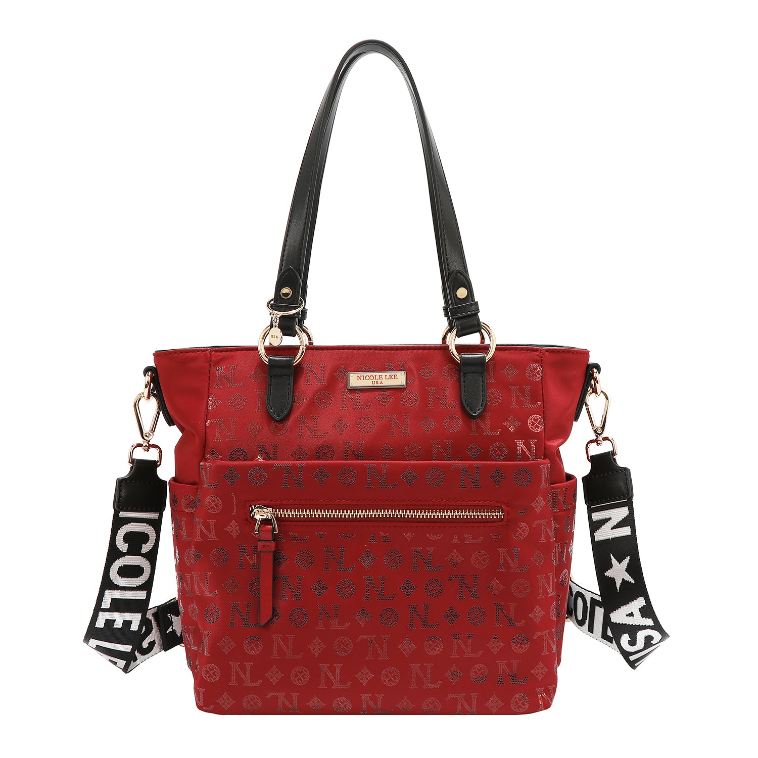 SAC À MAIN MONOGRAMME (ROUGE)
