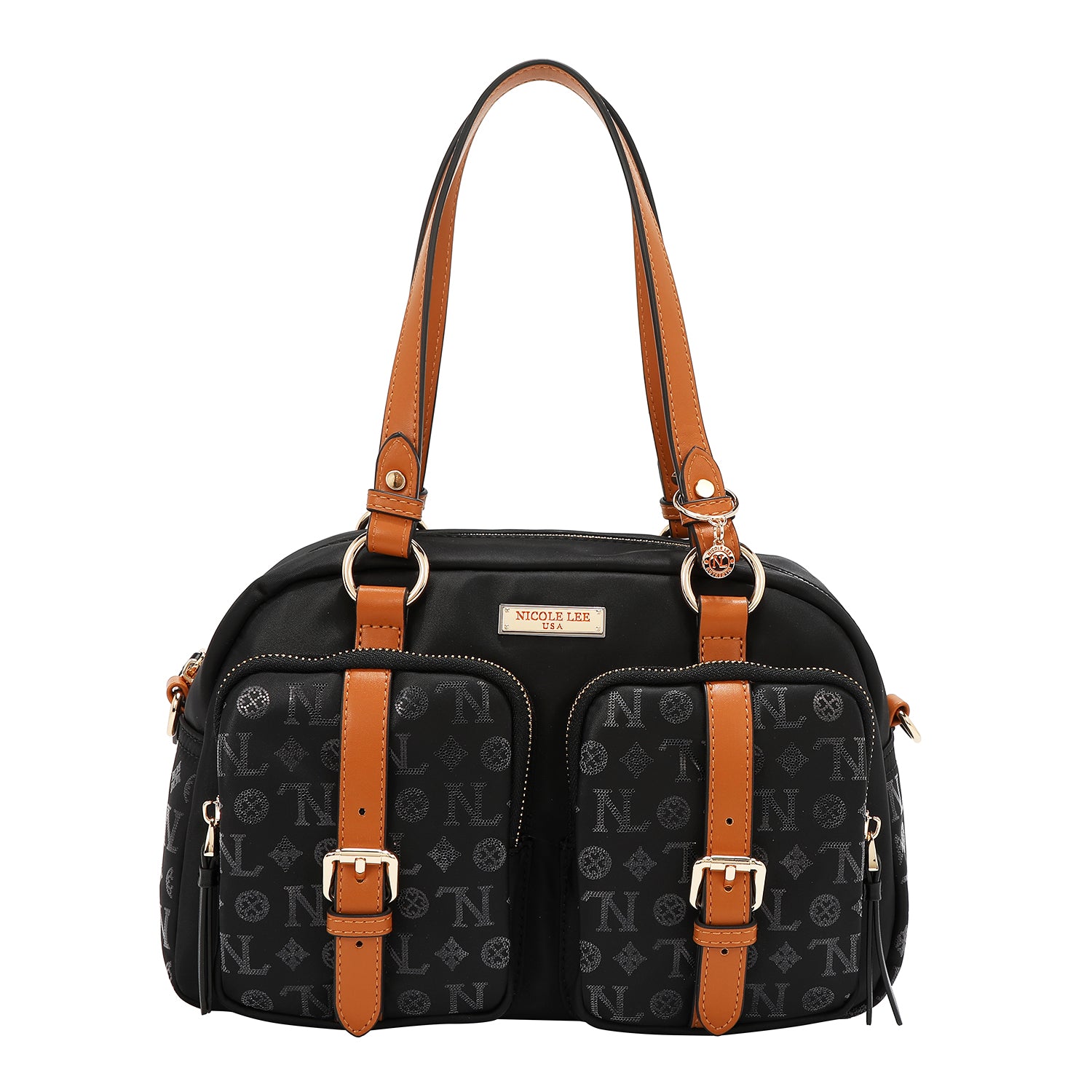 SAC BOSTON AVEC LOGO MONOGRAMME (NOIR)