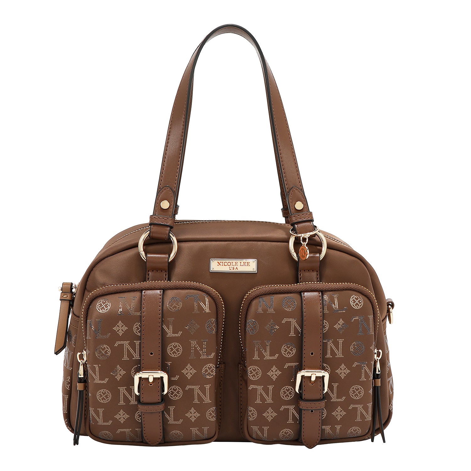 SAC BOSTON AVEC LOGO MONOGRAMME (MARRON)