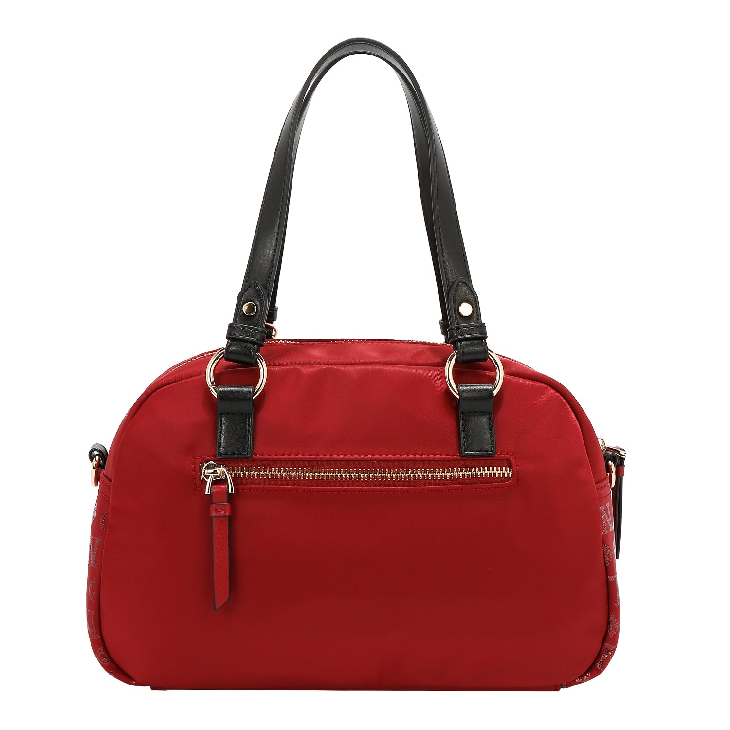 SAC BOSTON AVEC LOGO MONOGRAMME (ROUGE)