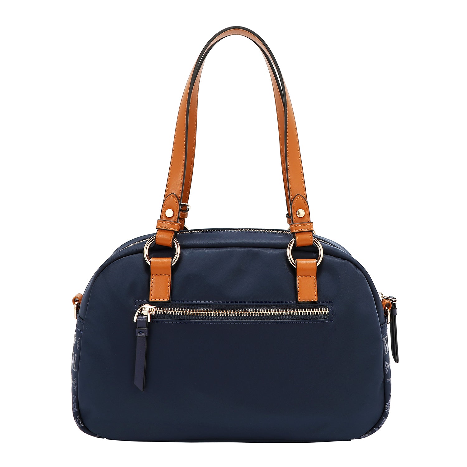 SAC BOSTON AVEC LOGO MONOGRAMME (BLEU)
