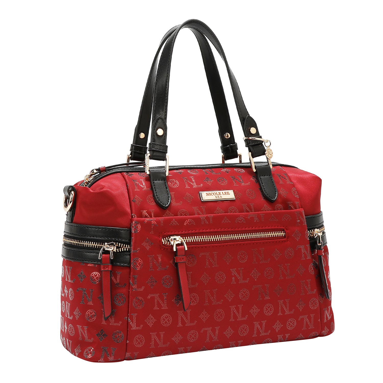 SAC CARTABLE AVEC LOGO MONOGRAMME (ROUGE)