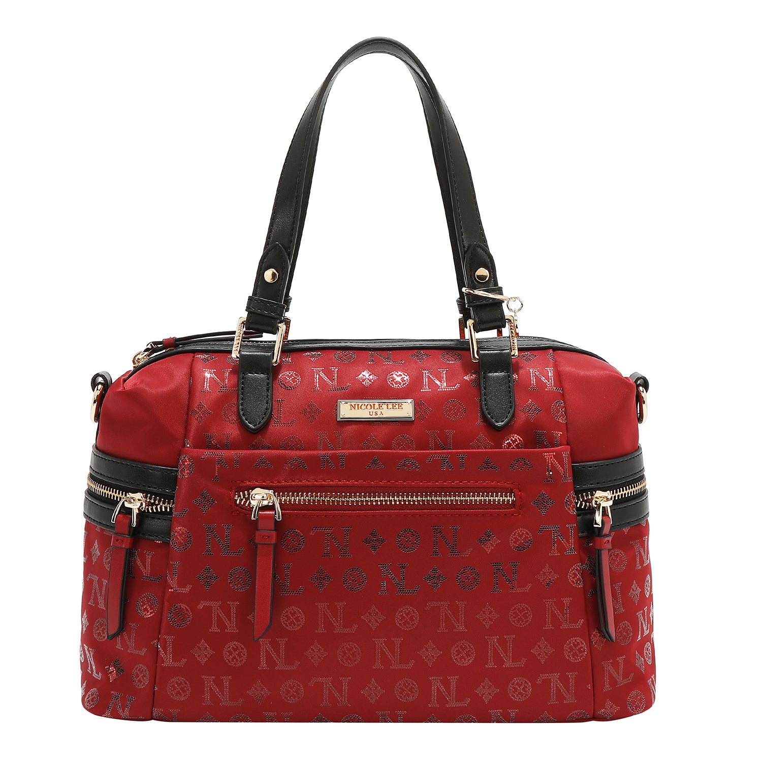 SAC CARTABLE AVEC LOGO MONOGRAMME (ROUGE)