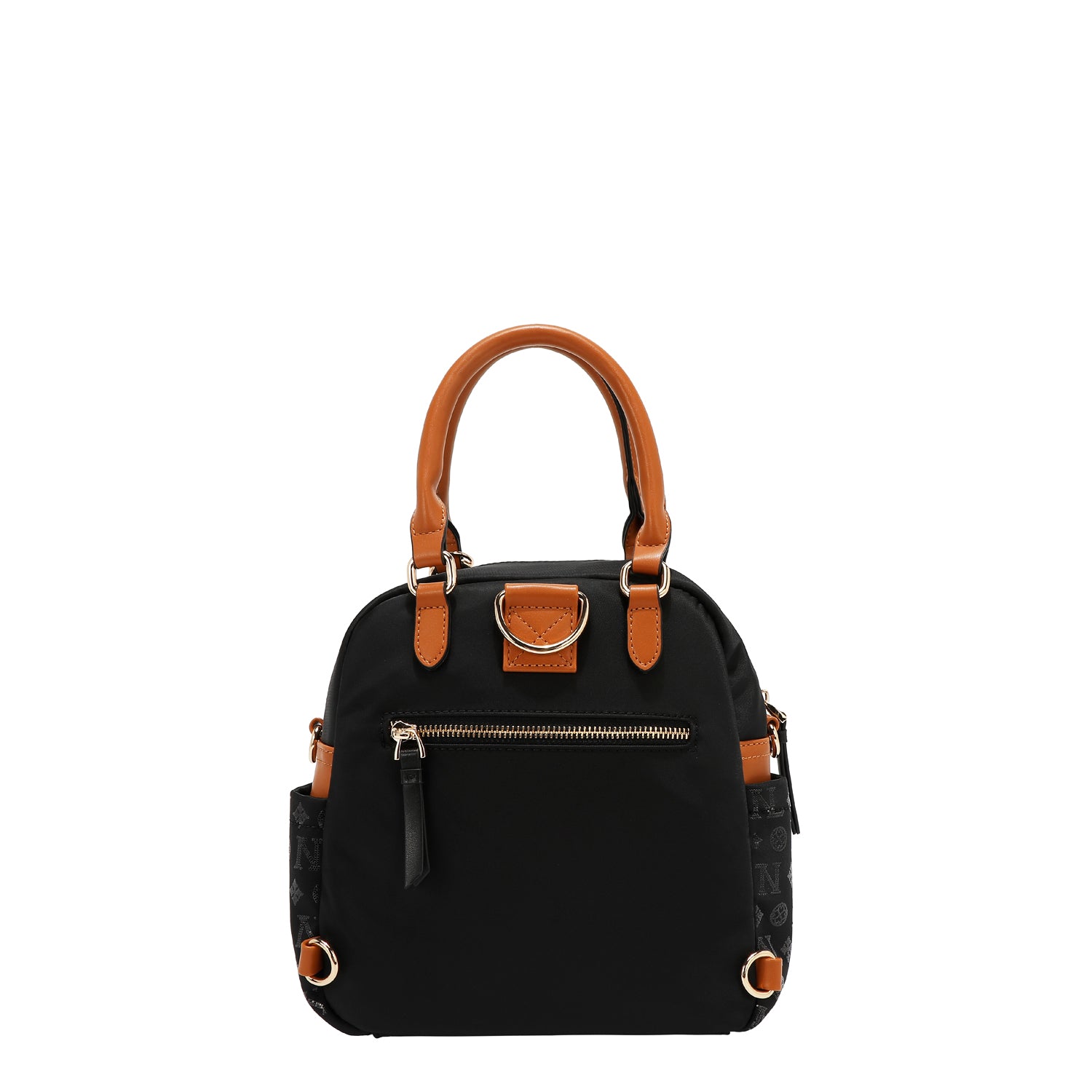 BOLSO MULTIUSOS CON LOGOTIPO DE MONOGRAMA (NEGRO)