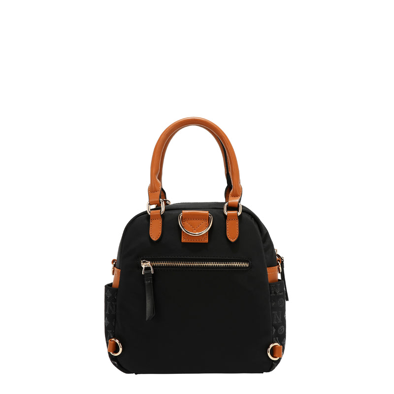 BOLSO MULTIUSOS CON LOGOTIPO DE MONOGRAMA (NEGRO)
