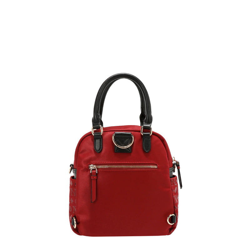 BOLSO MULTIUSOS CON LOGOTIPO DE MONOGRAMA (ROJO)
