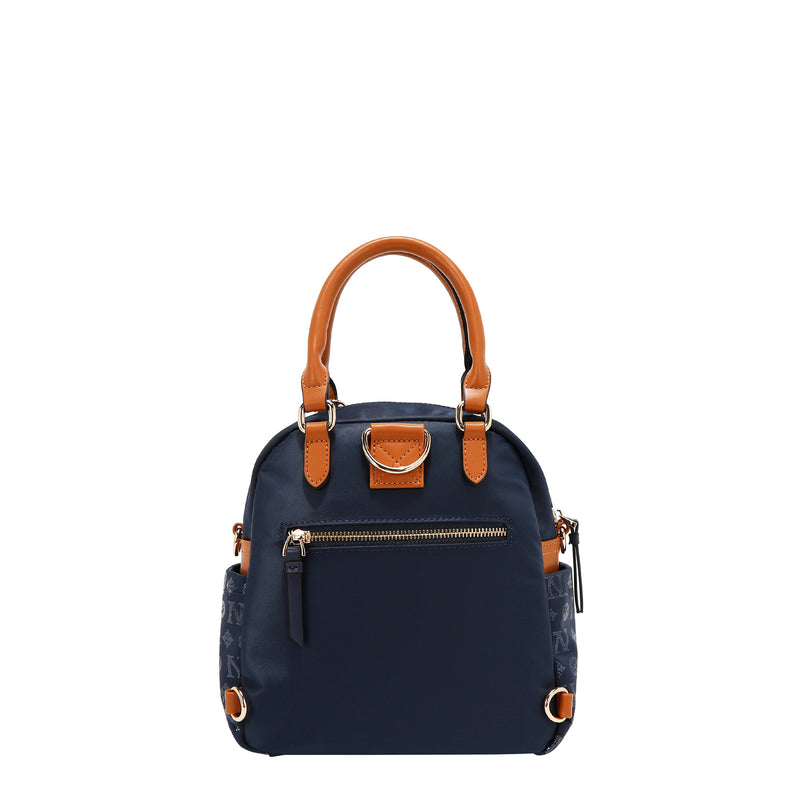 BOLSO MULTIUSOS CON LOGOTIPO DE MONOGRAMA (AZUL)