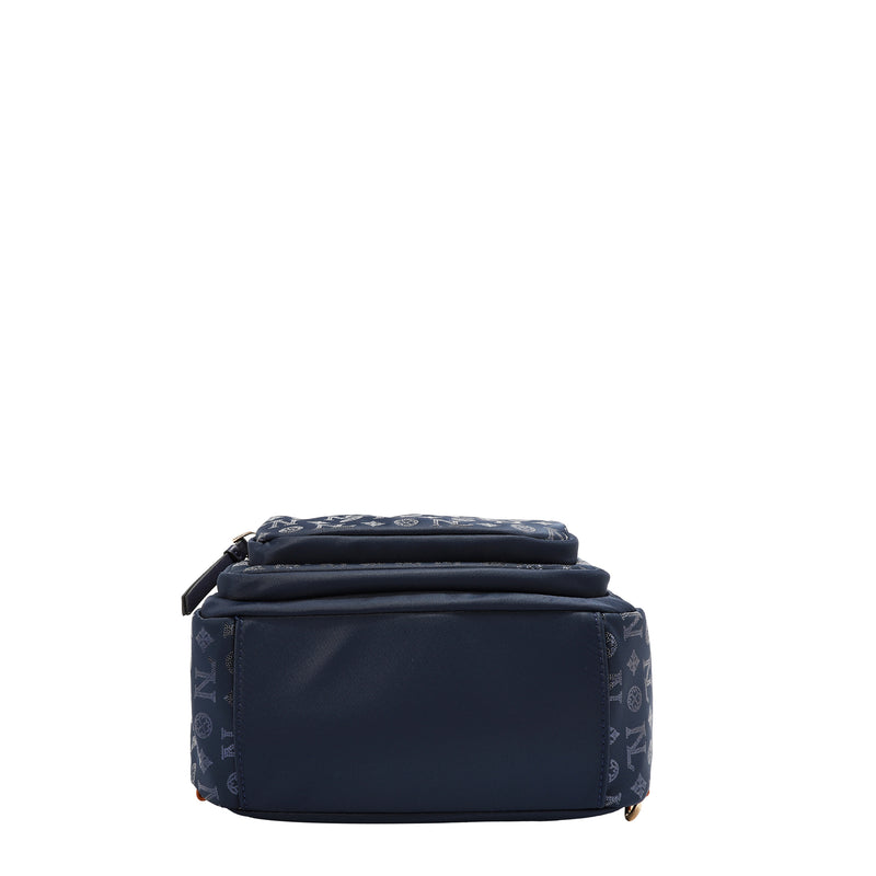 BOLSO MULTIUSOS CON LOGOTIPO DE MONOGRAMA (AZUL)