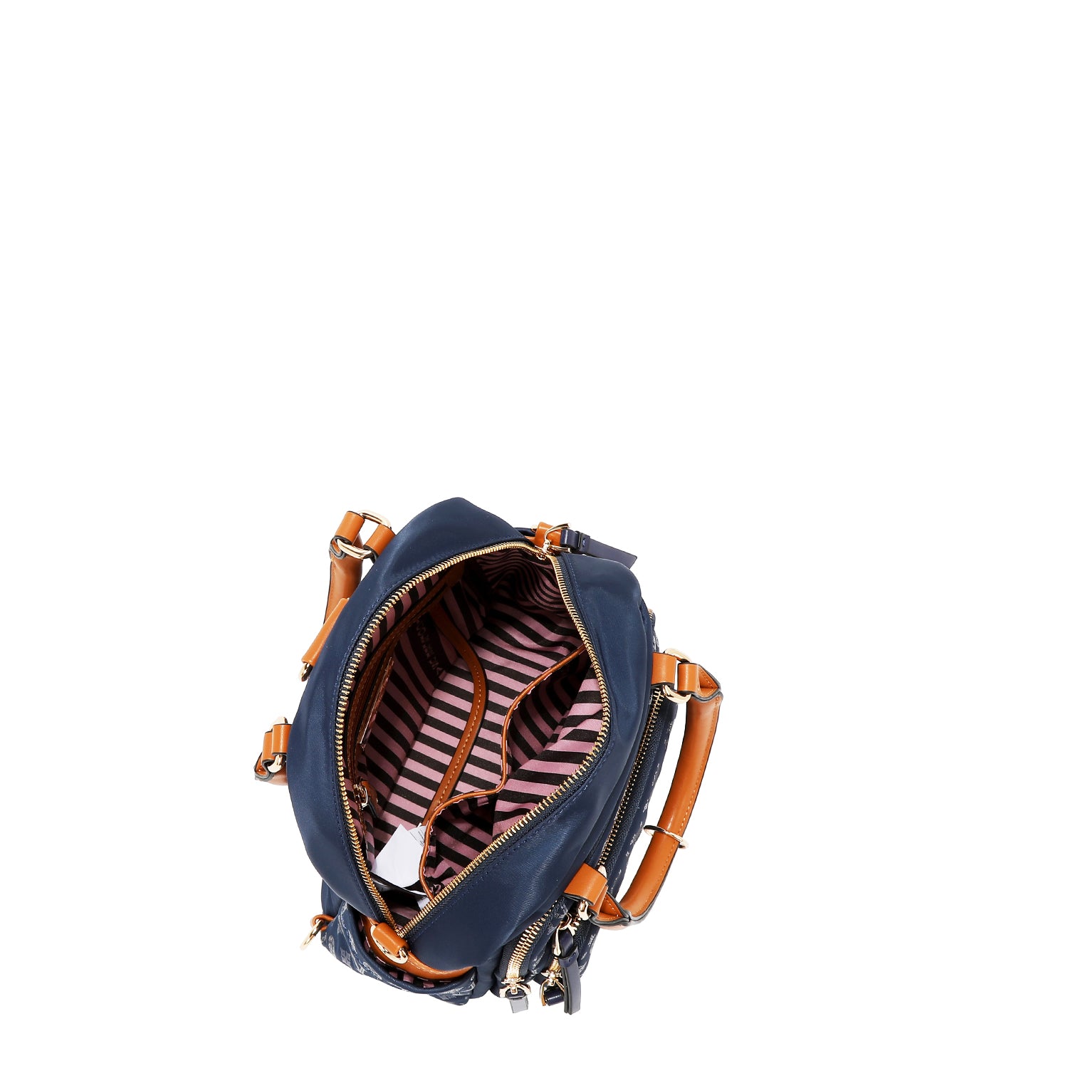 BOLSO MULTIUSOS CON LOGOTIPO DE MONOGRAMA (NEGRO)