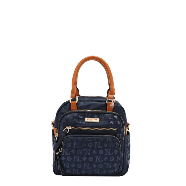 BOLSO MULTIUSOS CON LOGOTIPO DE MONOGRAMA (AZUL)