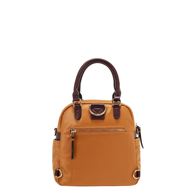 BOLSO MULTIUSOS CON LOGOTIPO DE MONOGRAMA (CAMEL)
