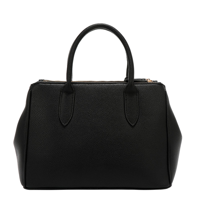 BOLSO DE CUADROS CHIC (NEGRO)