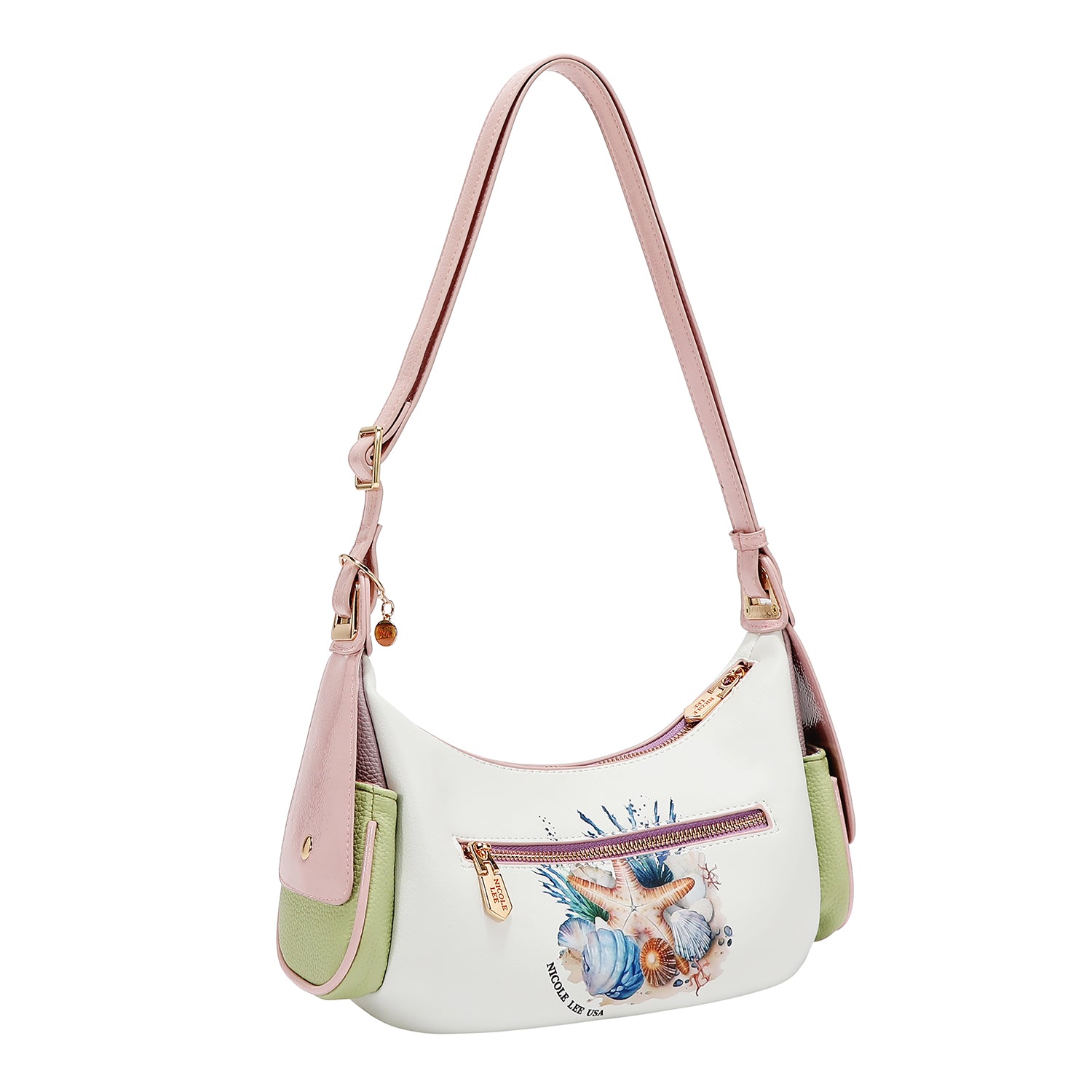 BOLSO MENSAJERO NICOLE OCEAN (BLANCO)