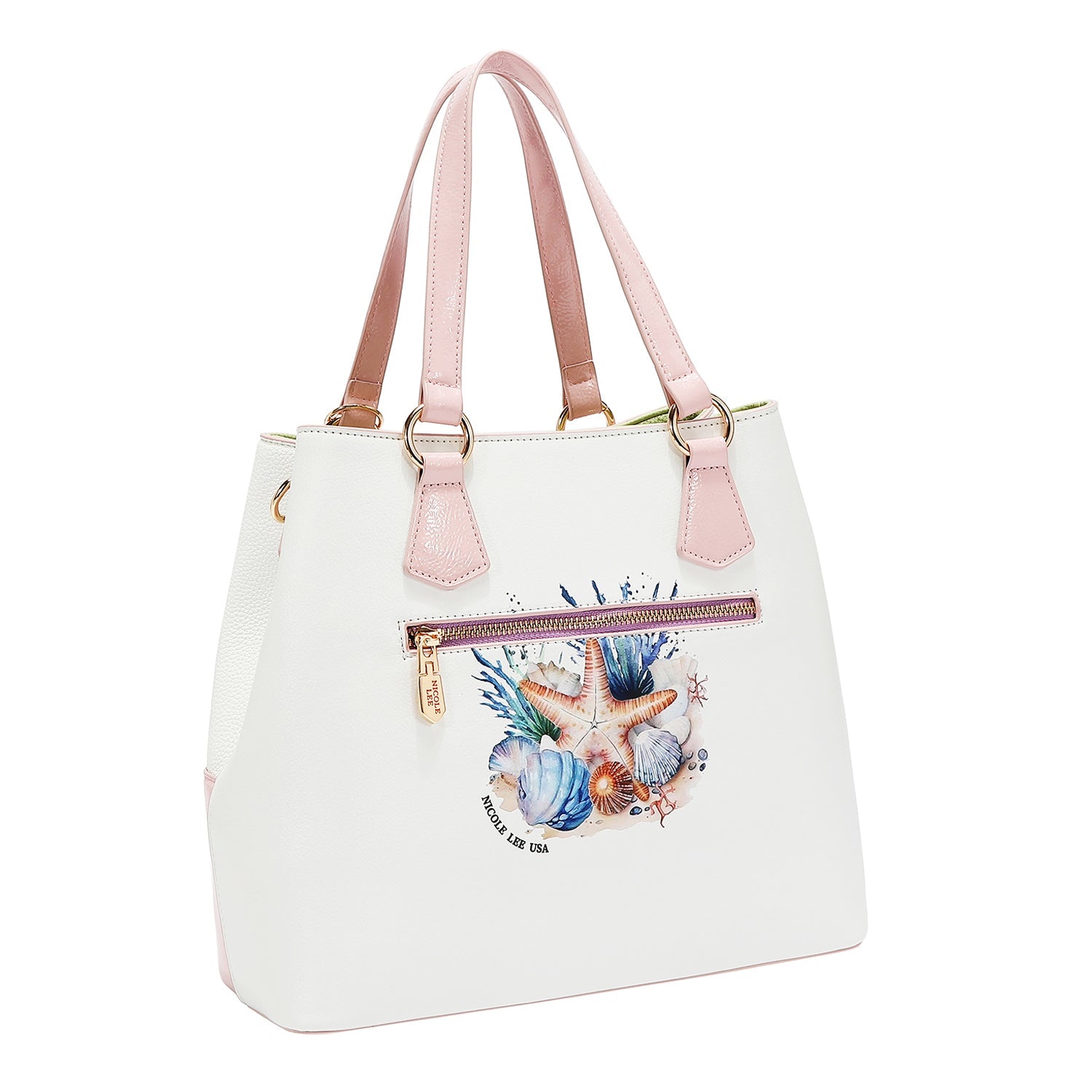 BOLSO TOTE NICOLE OCEAN (BLANCO)