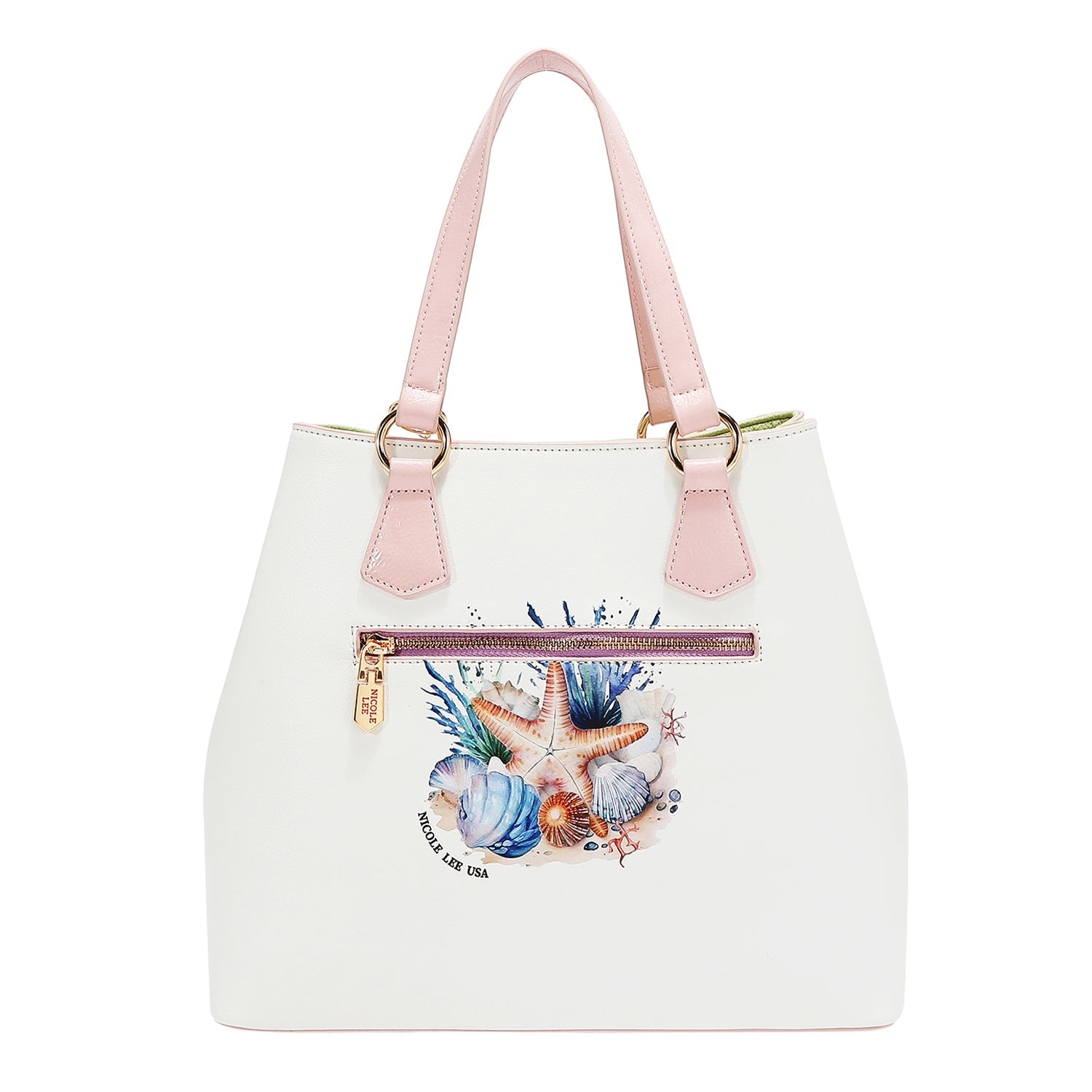 BOLSO TOTE NICOLE OCEAN (BLANCO)