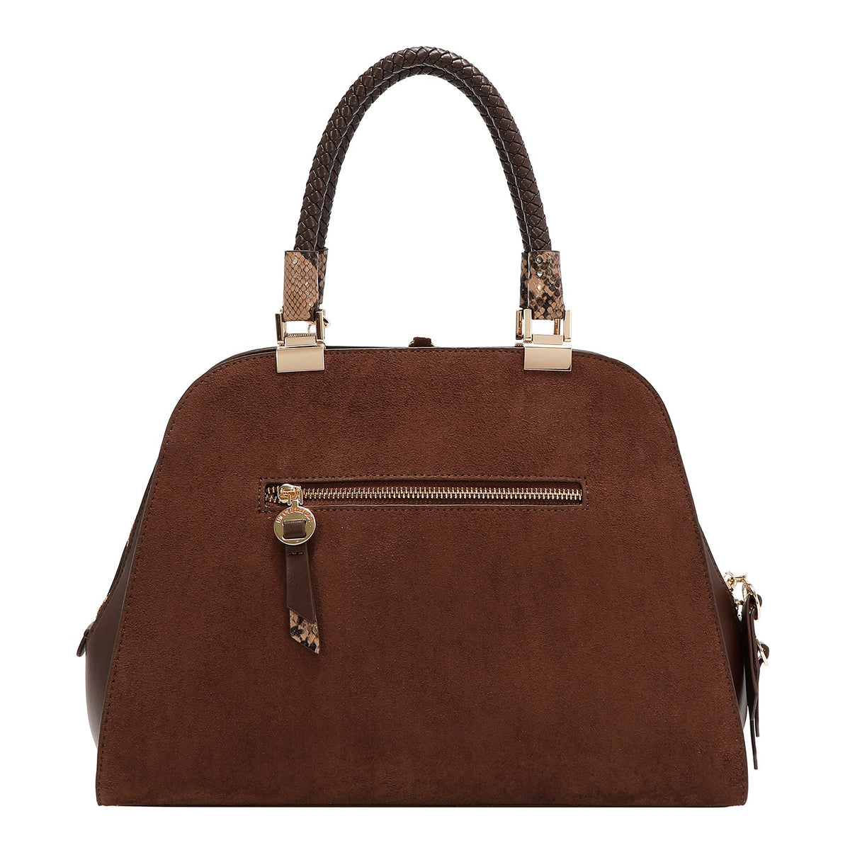 BOLSO DOMO CON TACHUELAS (BROWN)