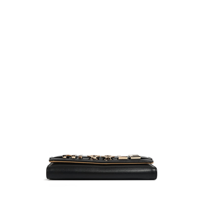 CALISTA CARTERA CON TAPA (NEGRO)