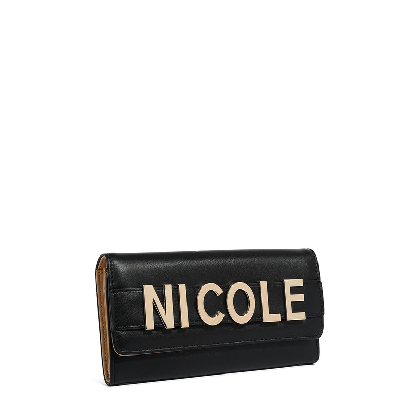 CALISTA CARTERA CON TAPA (NEGRO)