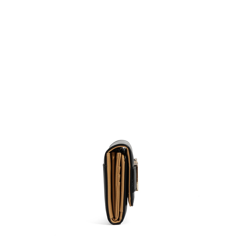 CALISTA CARTERA CON TAPA (NEGRO)