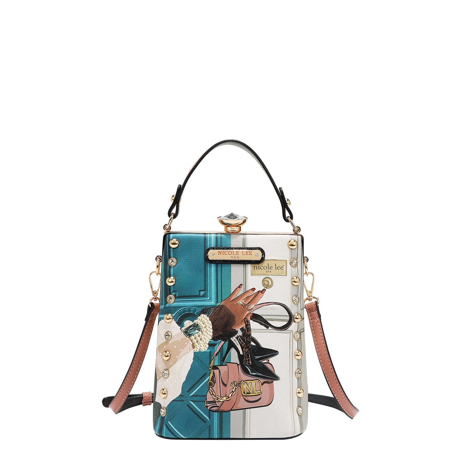 BOLSO CON DIAMANTE PEQUEÑO (EMOTION)