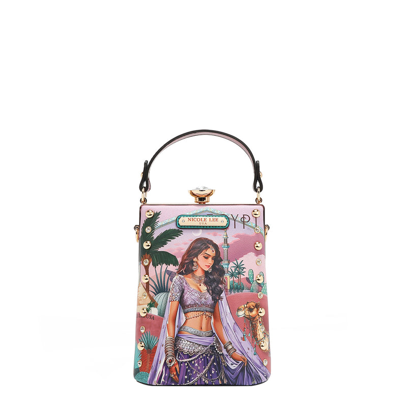 BOLSO CON DIAMANTE PEQUEÑO (QUEEN CLEOPATRA)