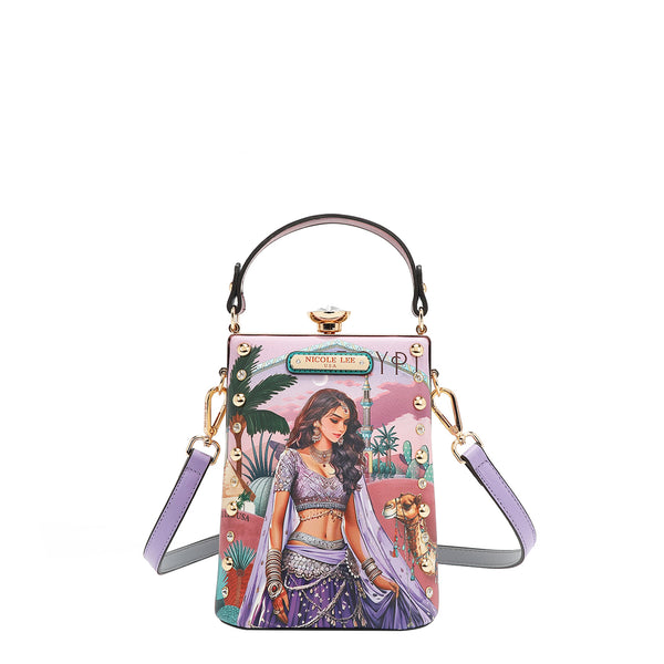 BOLSO CON DIAMANTE PEQUEÑO (QUEEN CLEOPATRA)