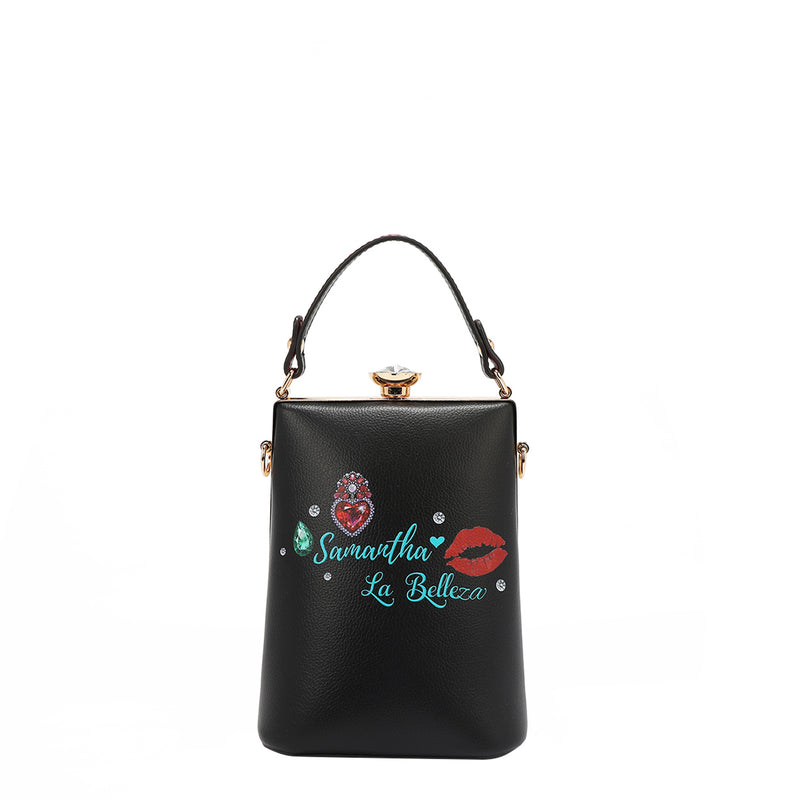 BOLSO CON DIAMANTE PEQUEÑO (SAMANTHA LA BELLEZA)