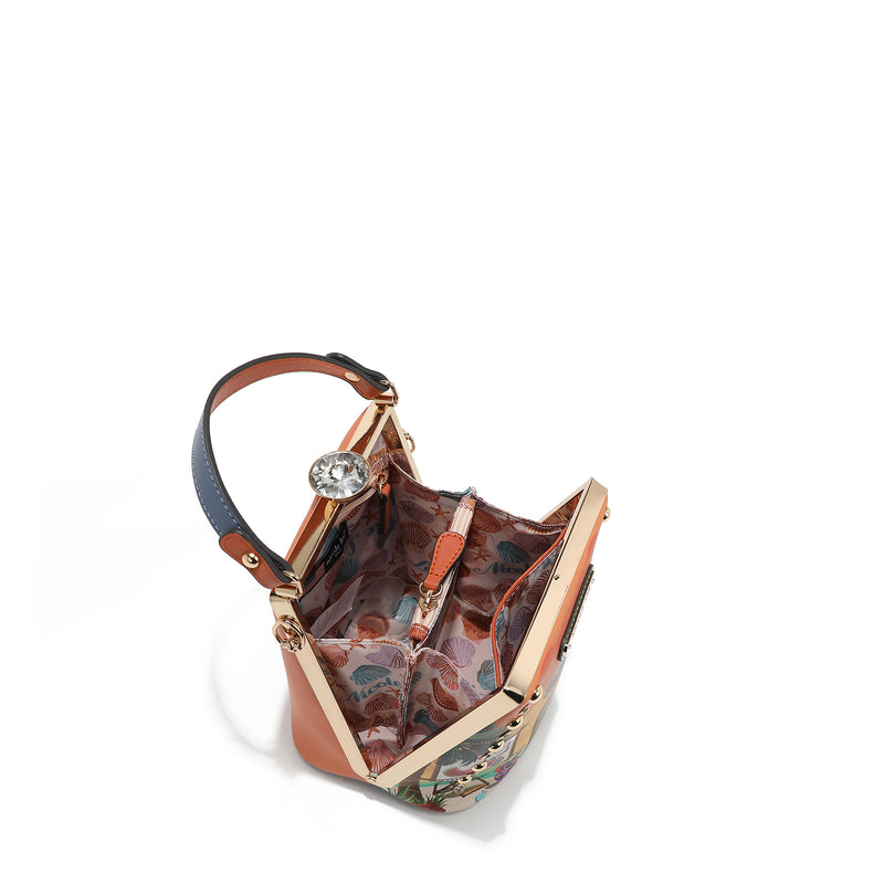BOLSO CON DIAMANTE PEQUEÑO (QUEEN CLEOPATRA)