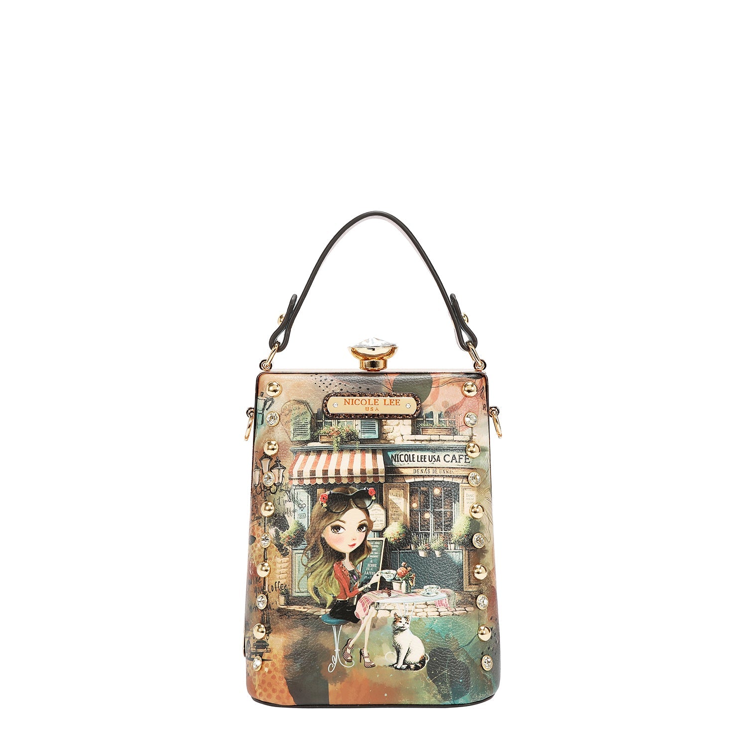 BOLSO CON DIAMANTE PEQUEÑO (VIRTUAL FRIEND)