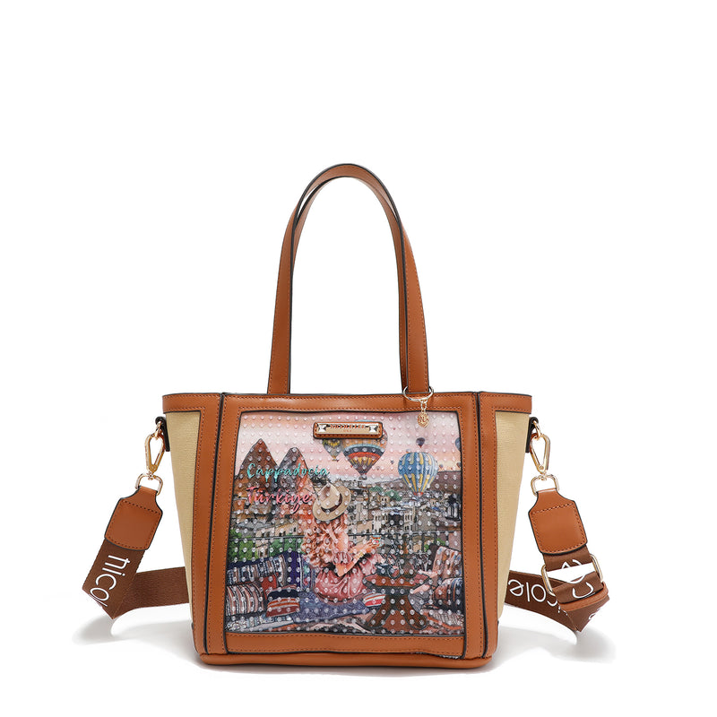 BOLSO CHICO CANVAS HEAVEN ON EARTH