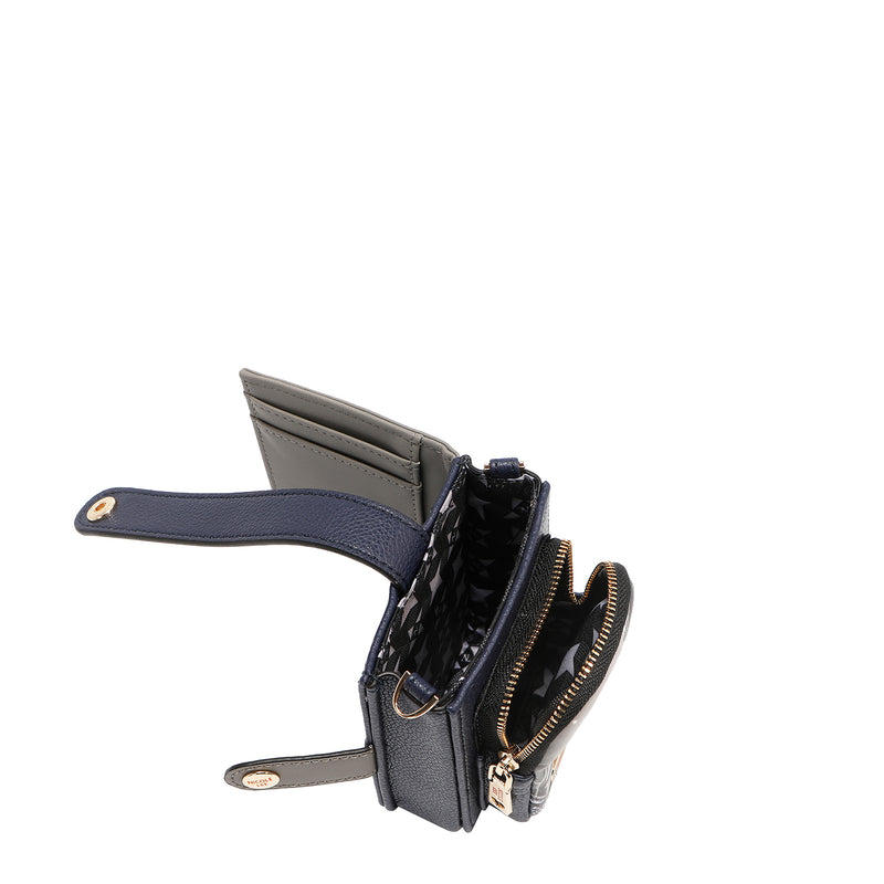 FUNDA DE TELEFONO CRUZADA CON CORREA (MODA SNOWFLAKE)